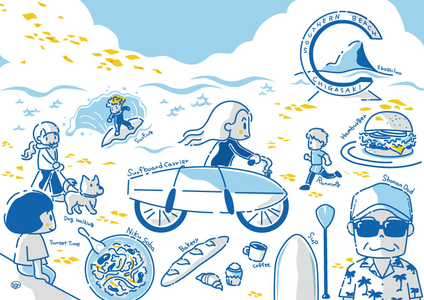 Hello!Chigasaki Illustration