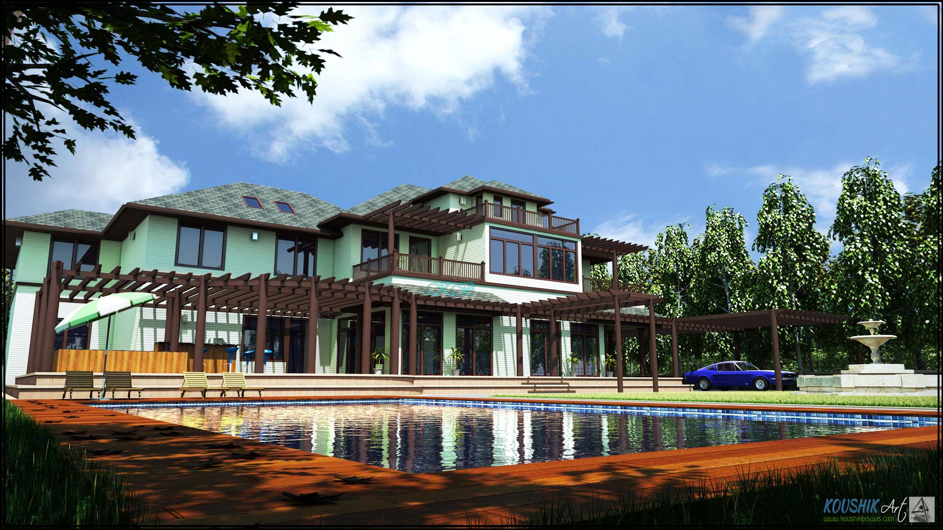 Guesthouse render 001